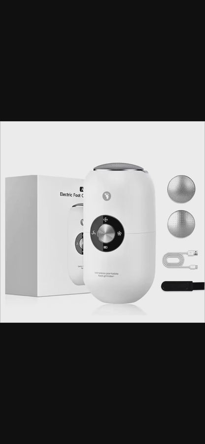 Râpe électrique _ anti-callosités _ Pieds Doux Instantanément | Portable | Rechargeable & Puissant